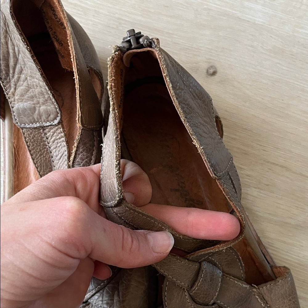 Free People Wonderlust Leather Flats - Picture 6 of 6